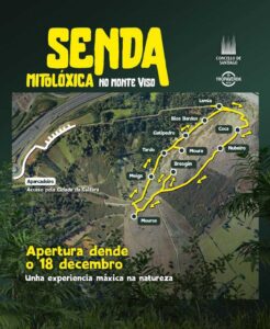 Ruta Senda Mitológica del Monte Viso en Santiago de Compostela